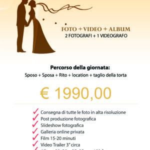 Fotonardo è un fotografo matrimonio Roma con prezzi bassi e convenienti